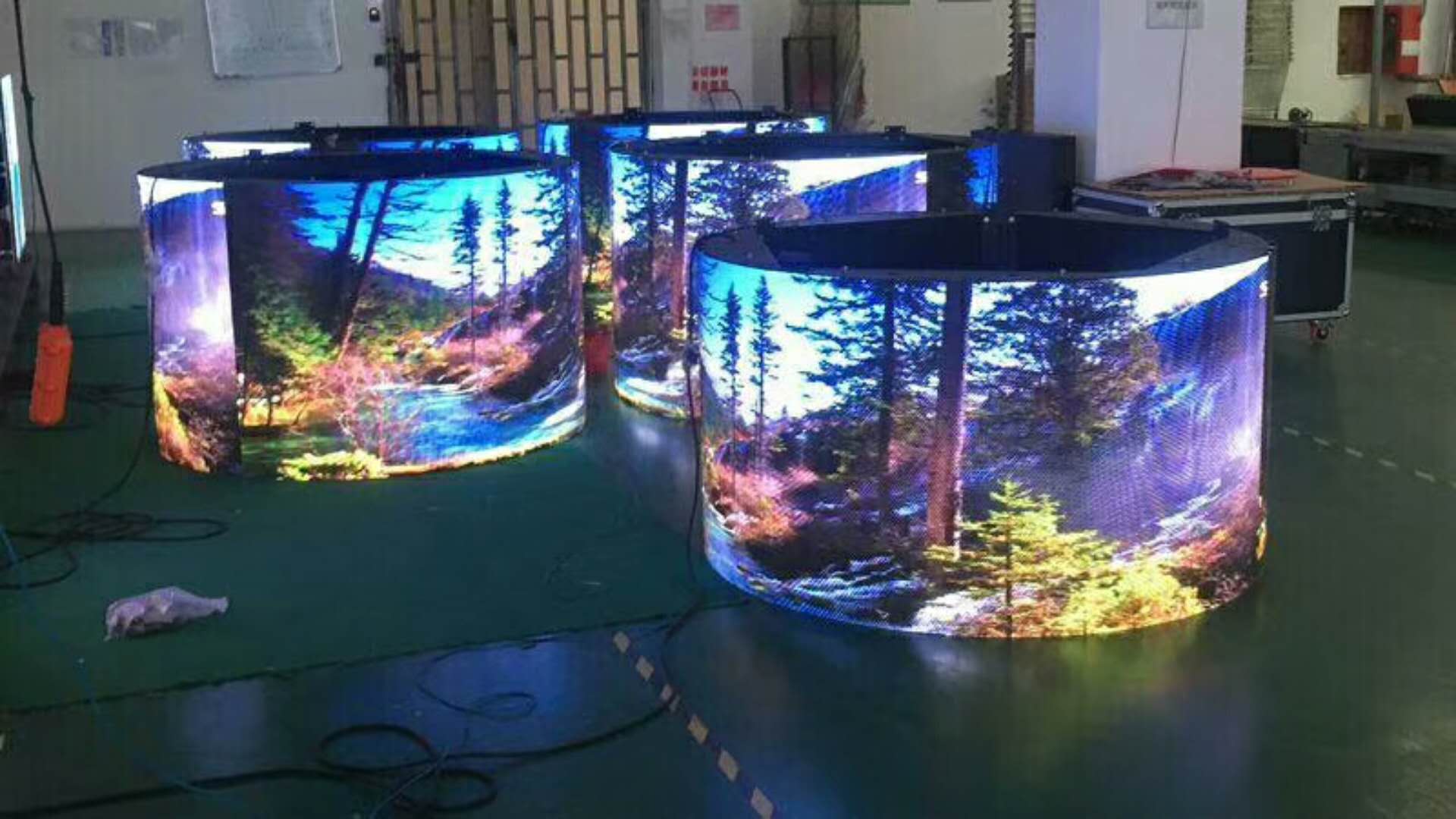 海洋之神光電LED顯示屏廠家LED異形屏